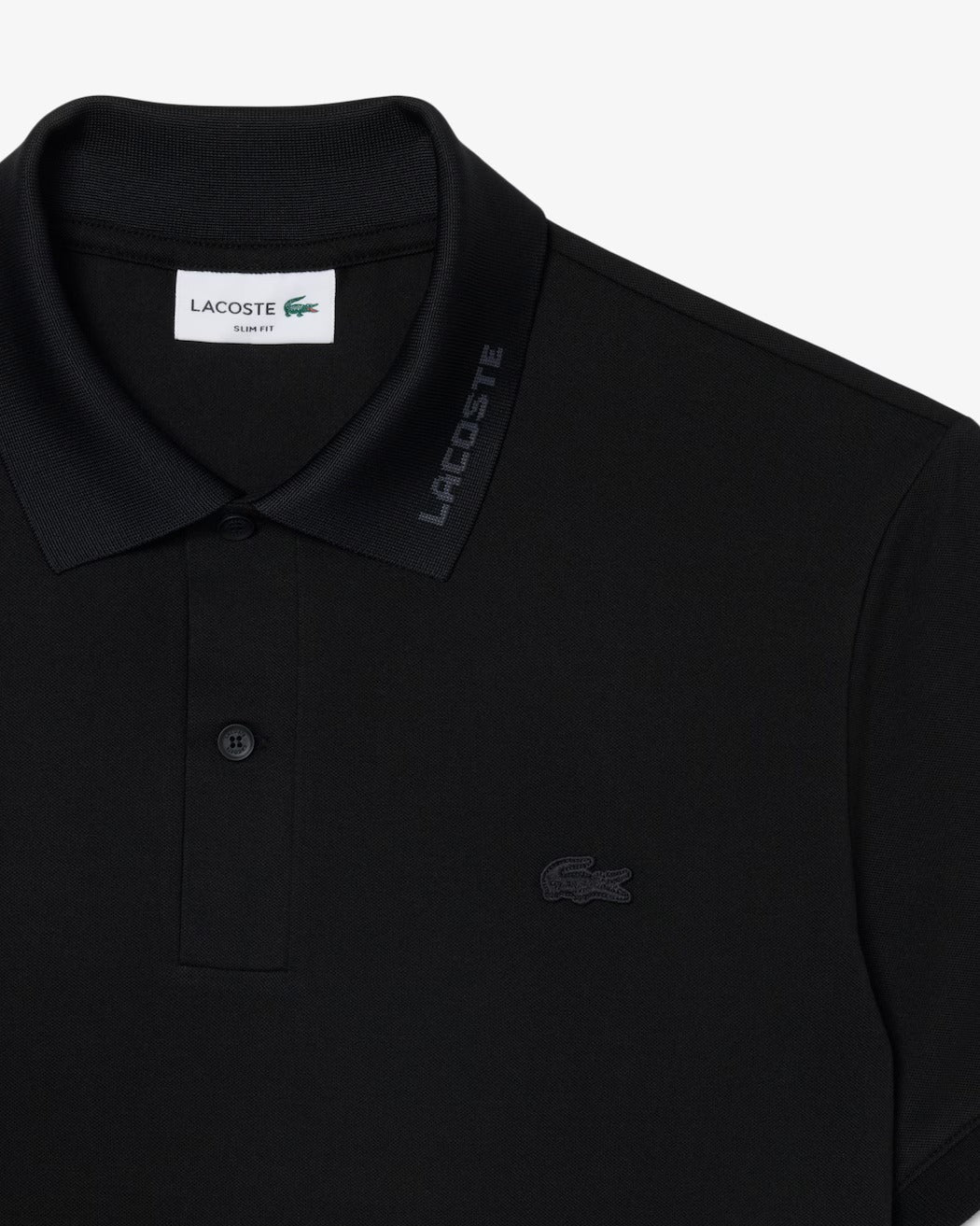Polo Piqué Modelagem ajustada com Marca em Jacquard Lacoste