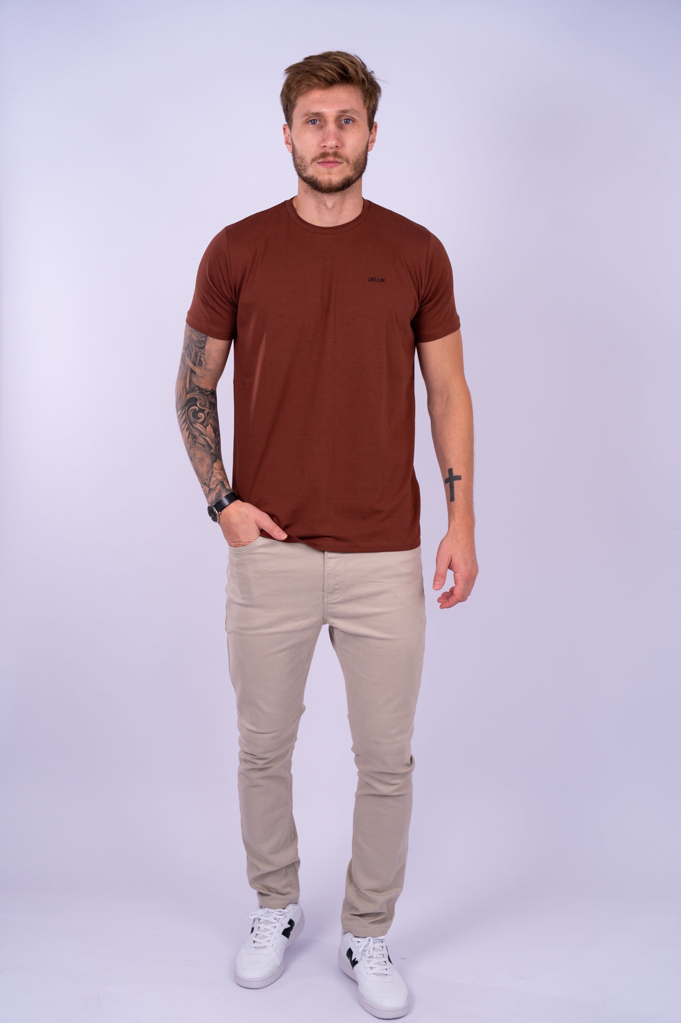 Camiseta Básica Hellik Fio Egípcio