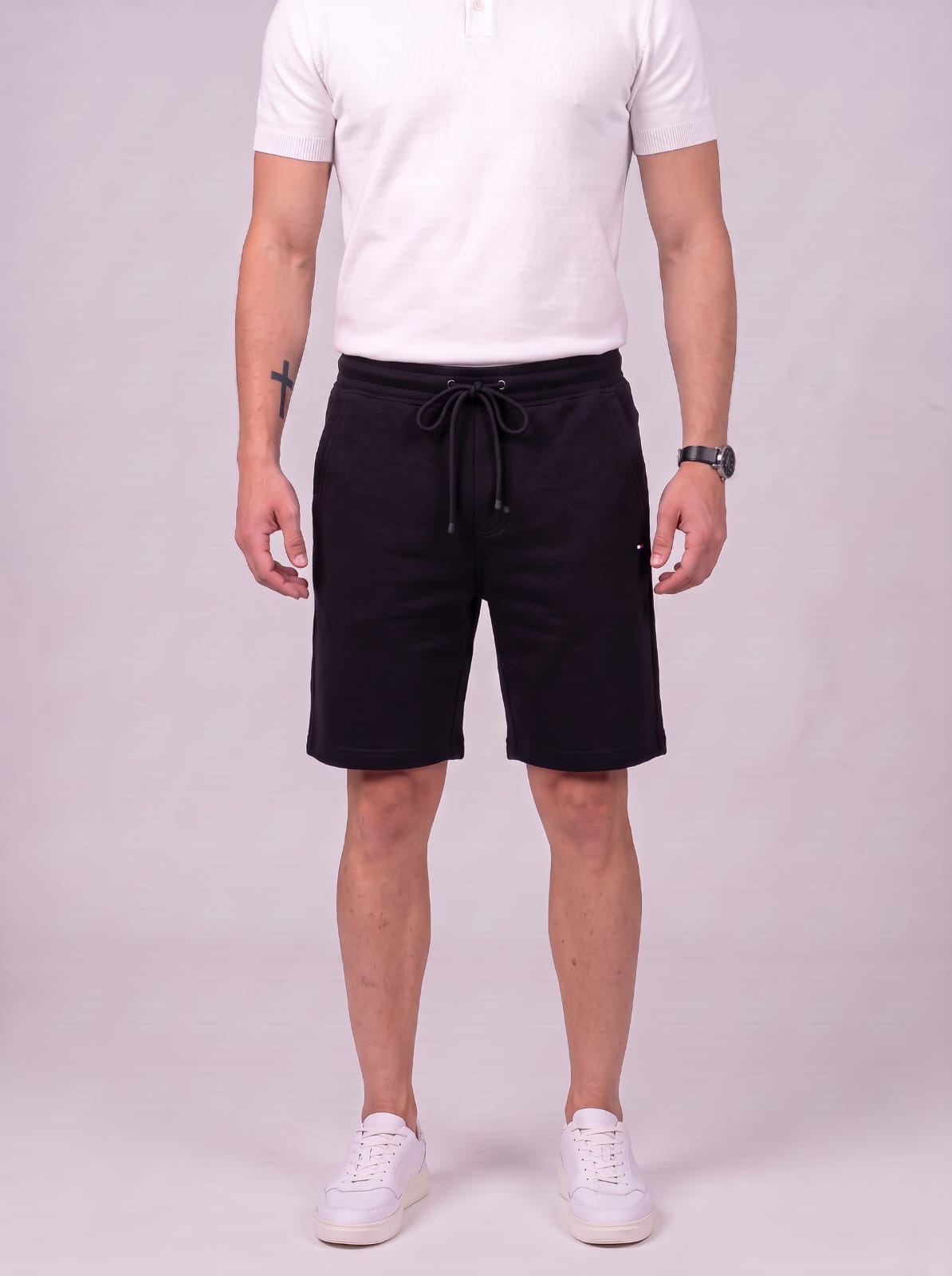 Bermuda Moletom Essencial Terry Tommy Hilfiger