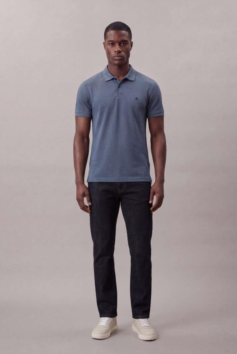 Polo Piquet Logo Bordado Calvin Klein