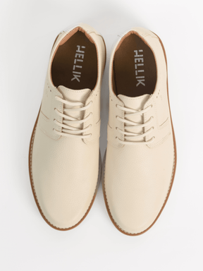 Sapato Derby Hellik Off White - Hellik Store