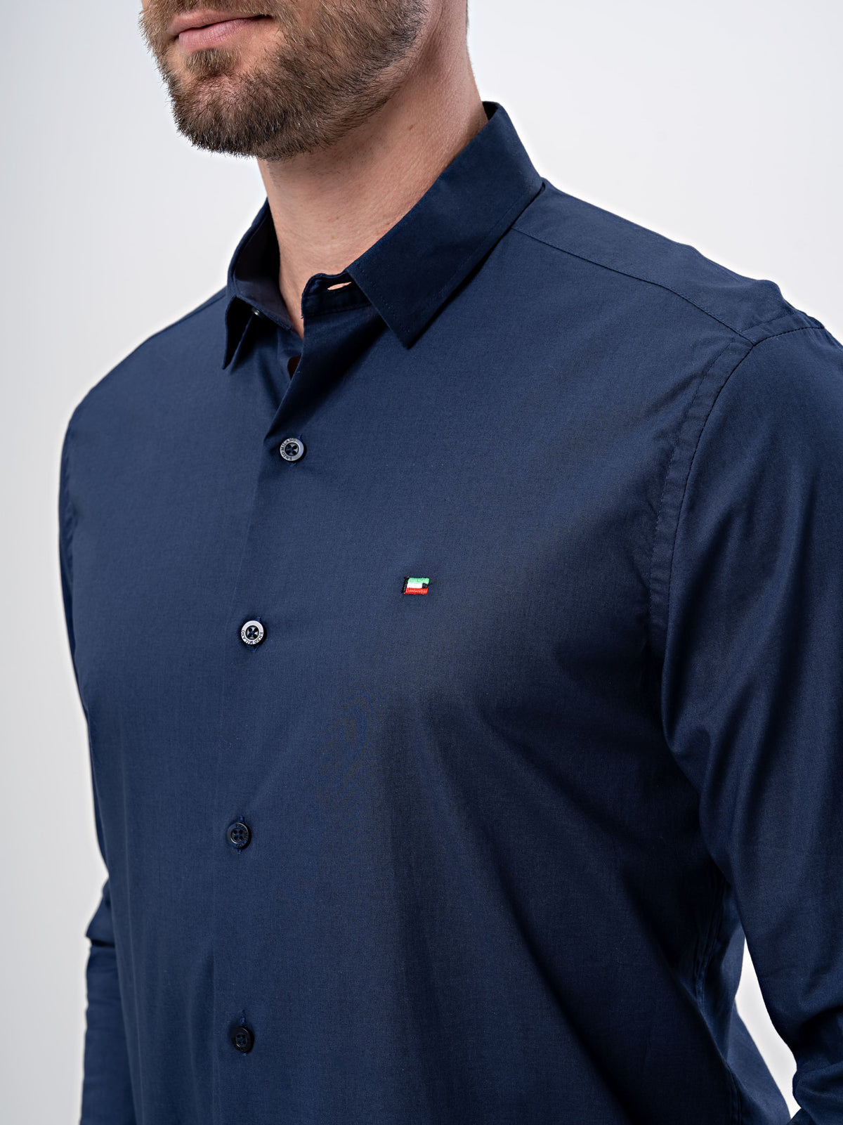 Camisa Social Super Slim Enzo Milano Marinho