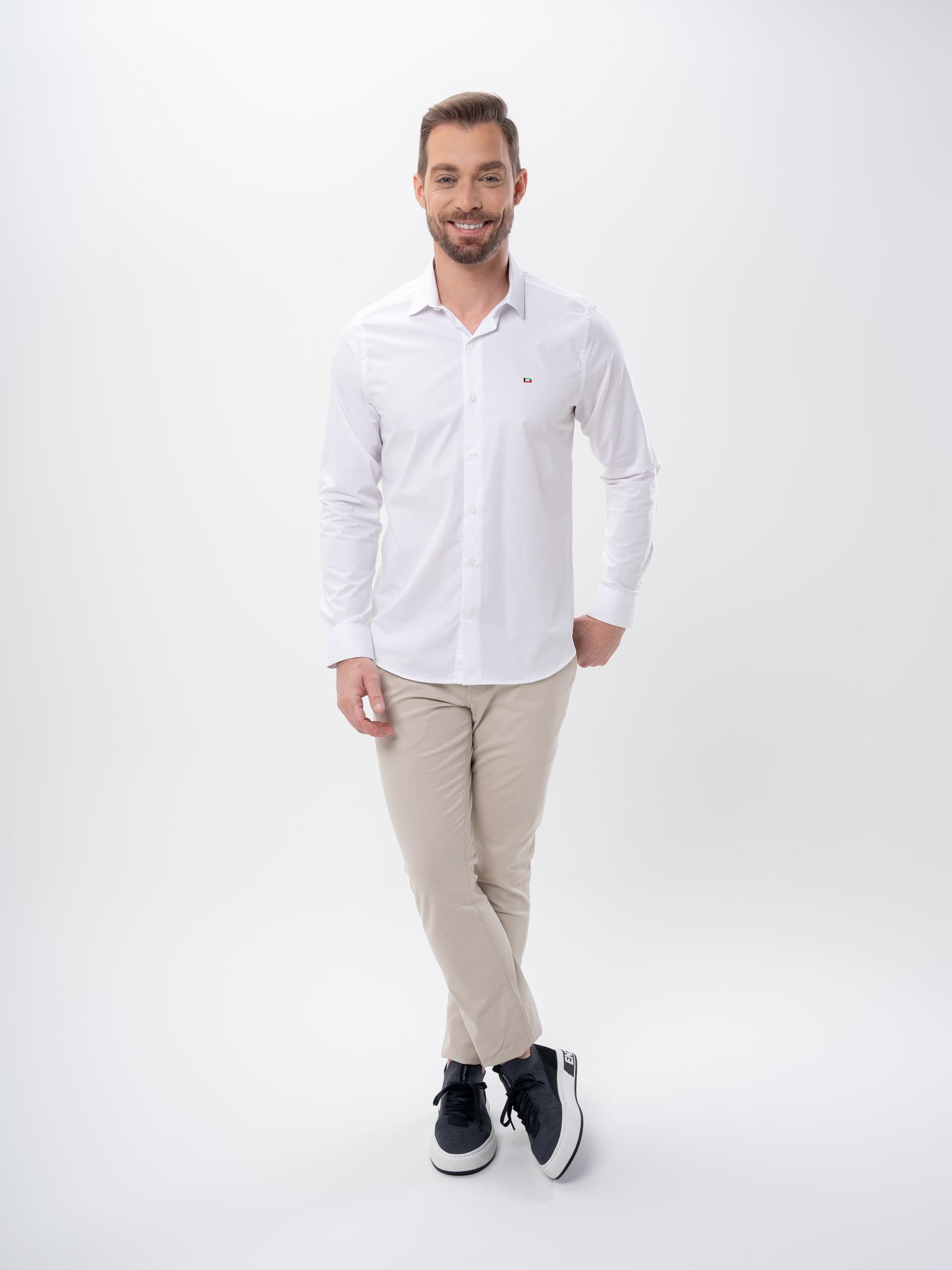 Camisa Social Slim Enzo Milano - Hellik Store