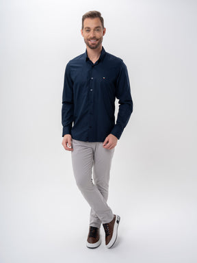 Camisa Social Slim Enzo Milano - Hellik Store