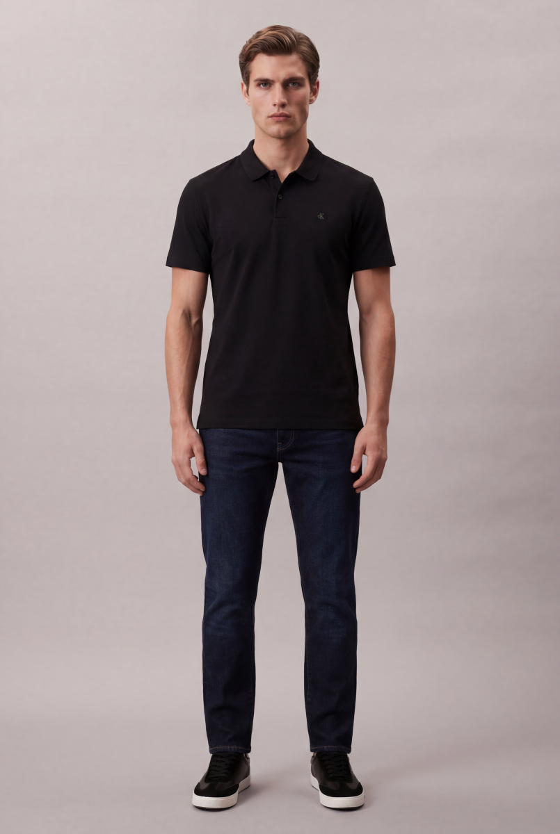 Polo Interlock Pima Calvin Klein