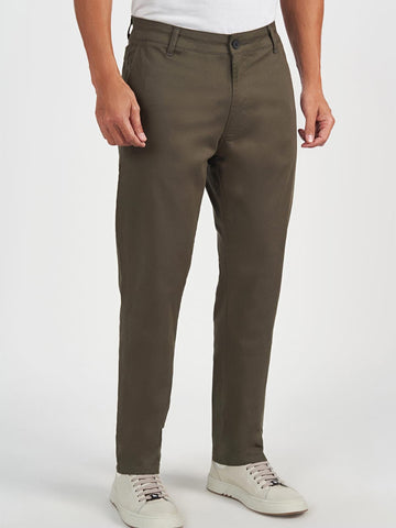 Calça Sarja Acostamento Rock Verde Militar