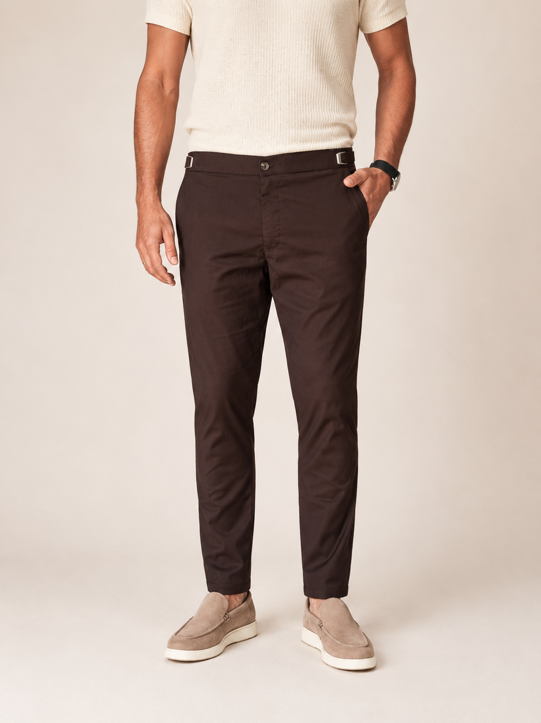 Calça com Ajuste de Cintura Pienza Hellik