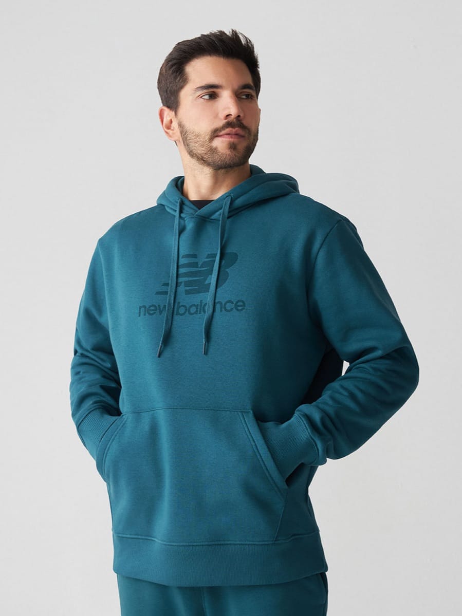 Moletom Capuz Logo Peito New Balance