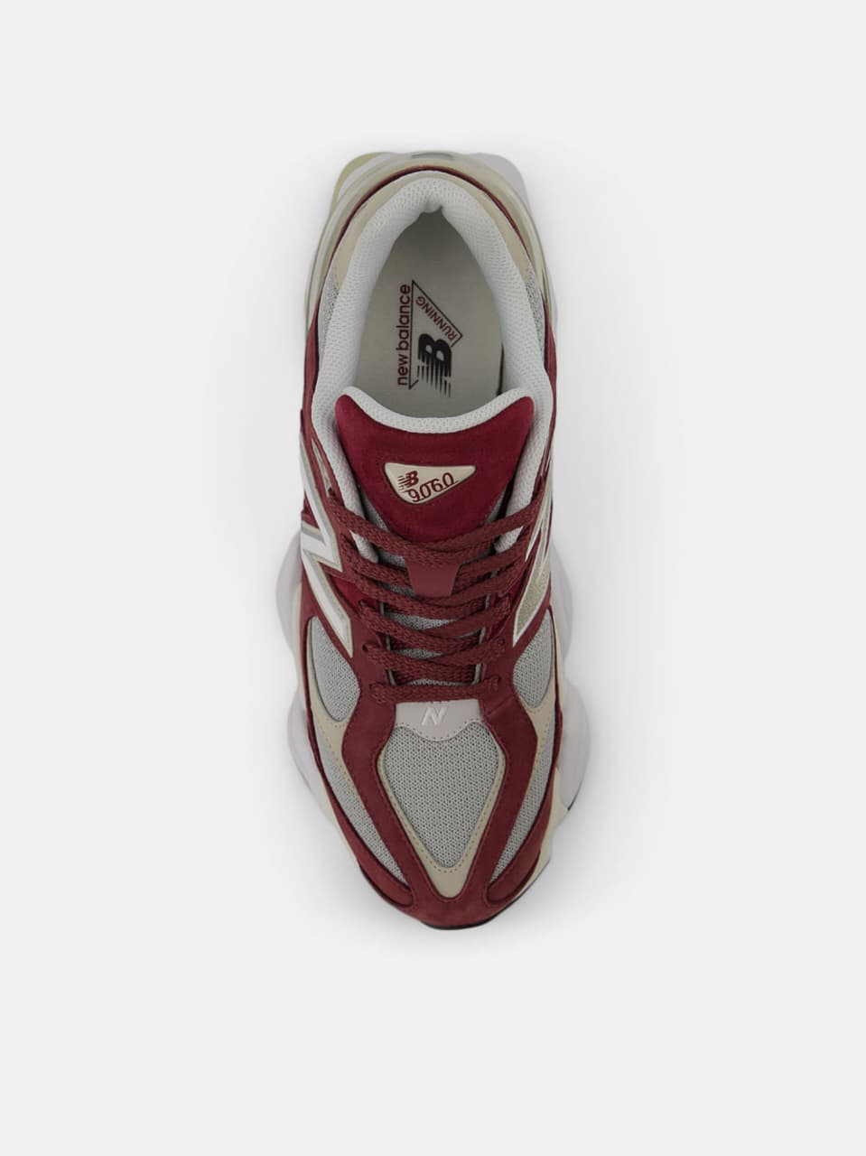 Tenis New Balance 9060 Bordo/Bege