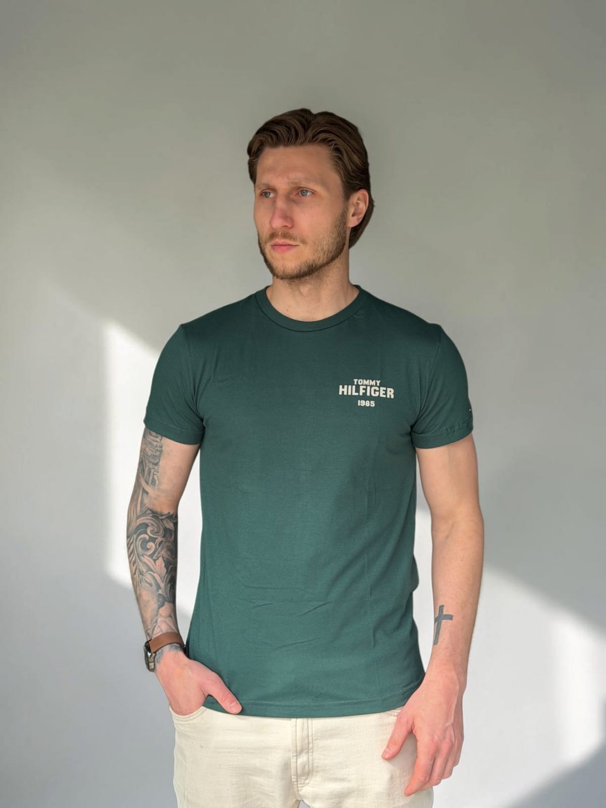 Camiseta Hilfiger 1985 Tommy Verde