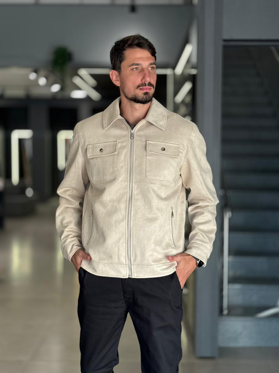 Jaqueta Overshirt Ziper Treviso Hellik