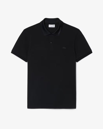 Polo Piqué Modelagem ajustada com Marca em Jacquard Lacoste