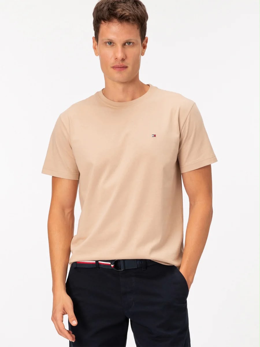Camiseta Clássica Gola C Tommy Hilfiger