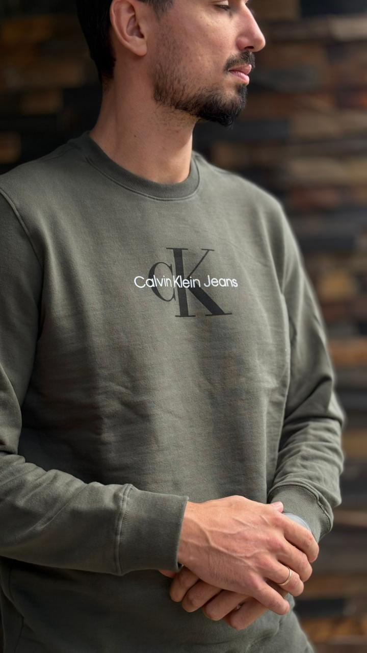 Moletom careca RE Inssue Calvin Klein