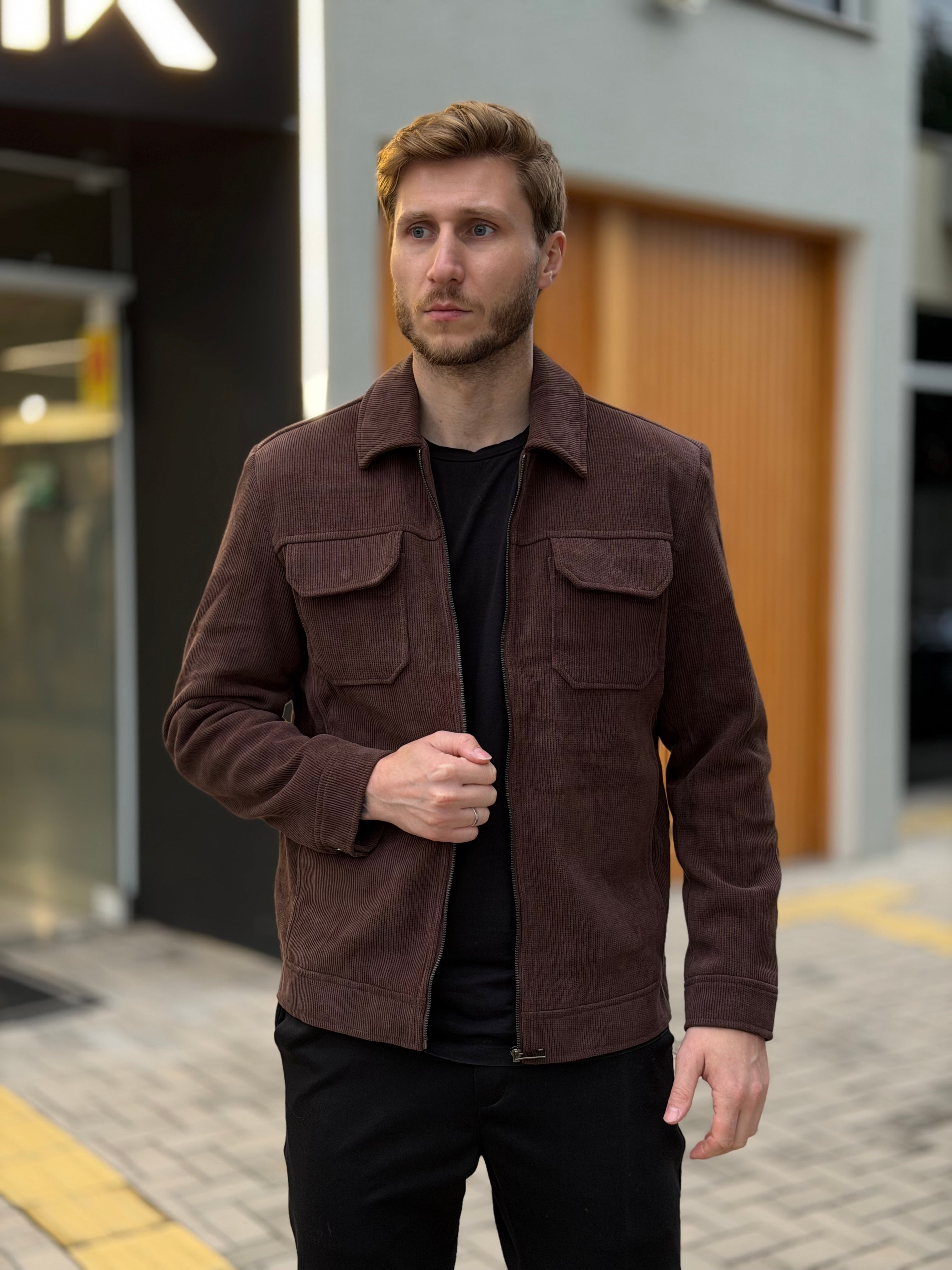Jaqueta Overshirt Cotelê Hellik