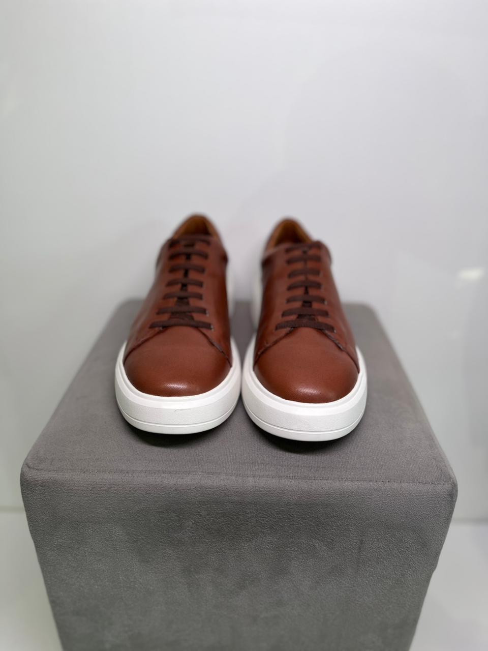Tênis Hellik Essentials Elastic Café