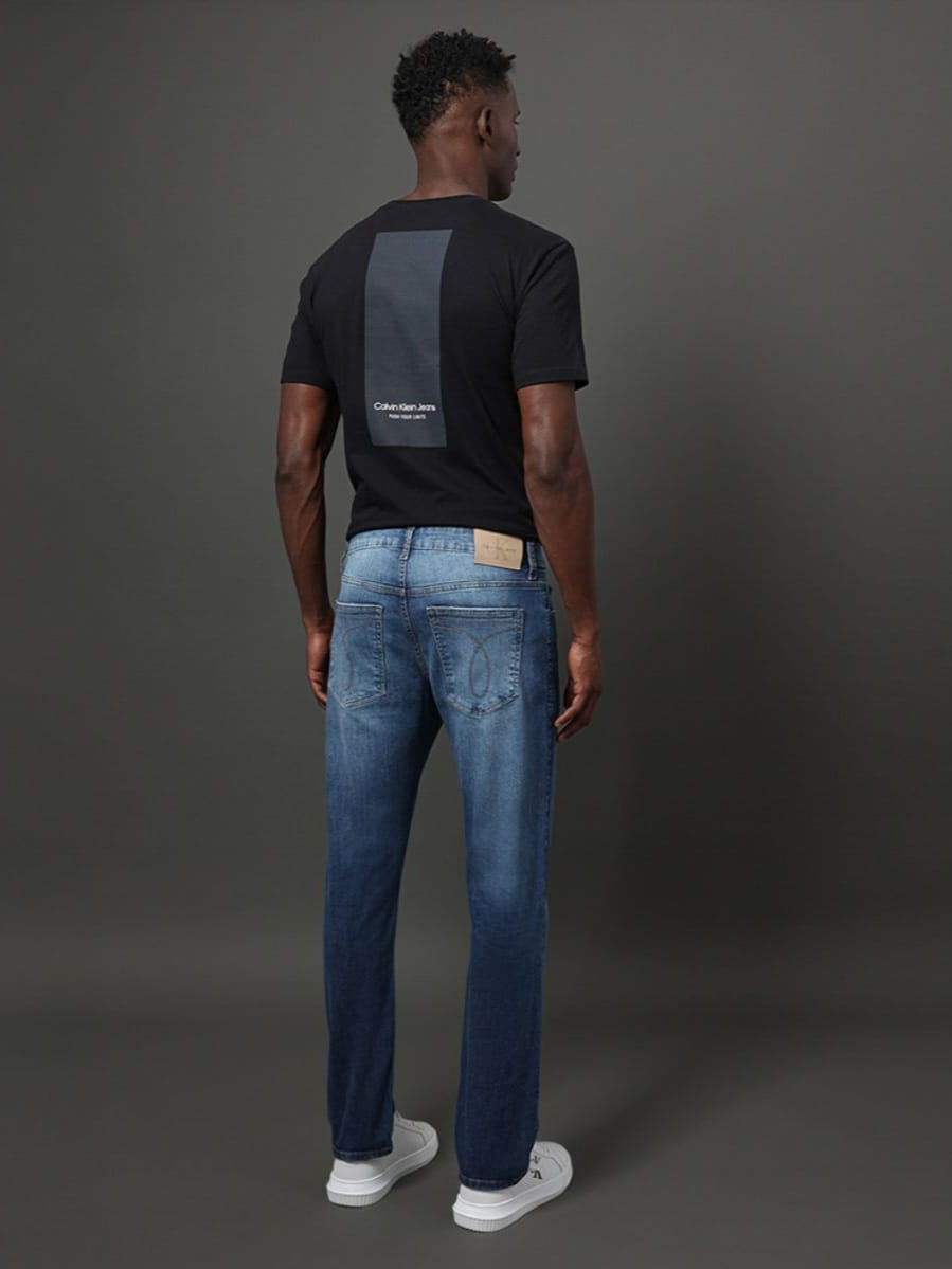 Calça Jeans Skinny Calvin Klein 5 Pockets Azul médio