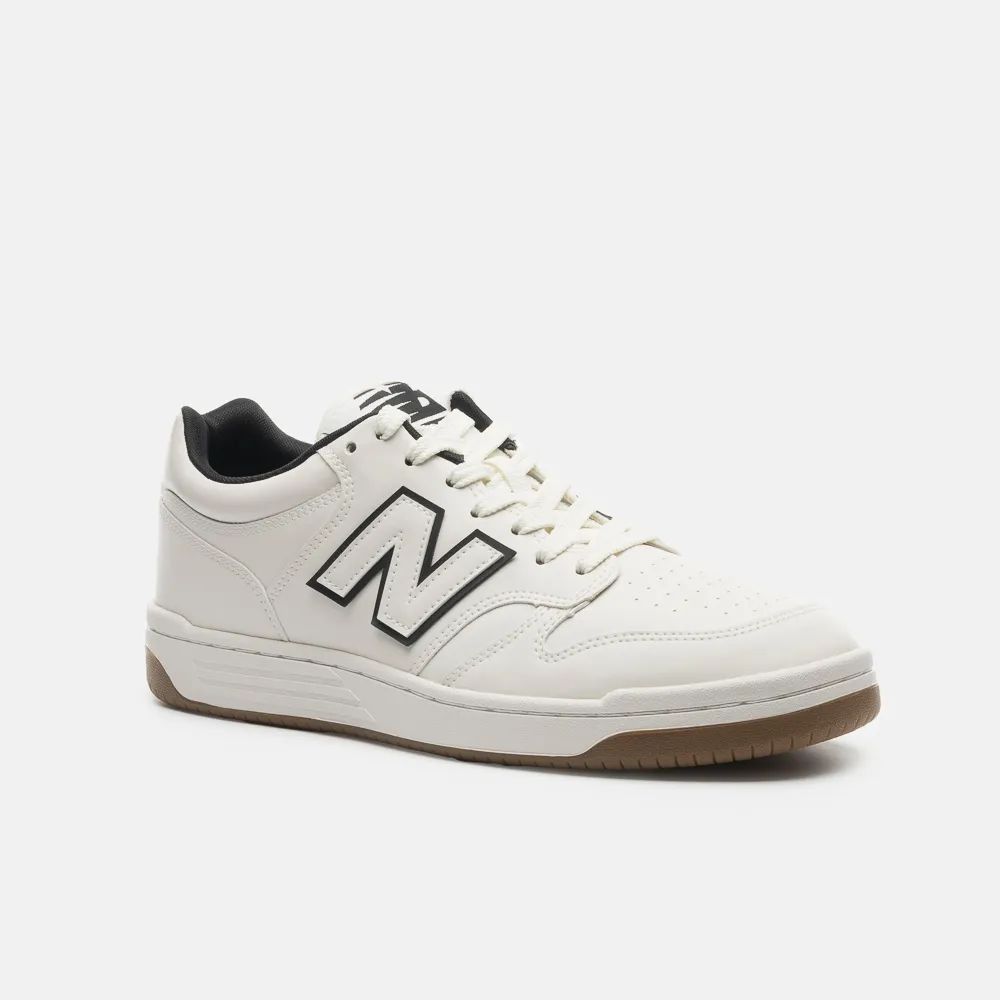 Tenis New Balance Low 480 Bege/Preto