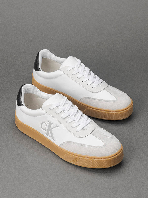 Tênis Palito Embossed CK Branco Calvin Klein