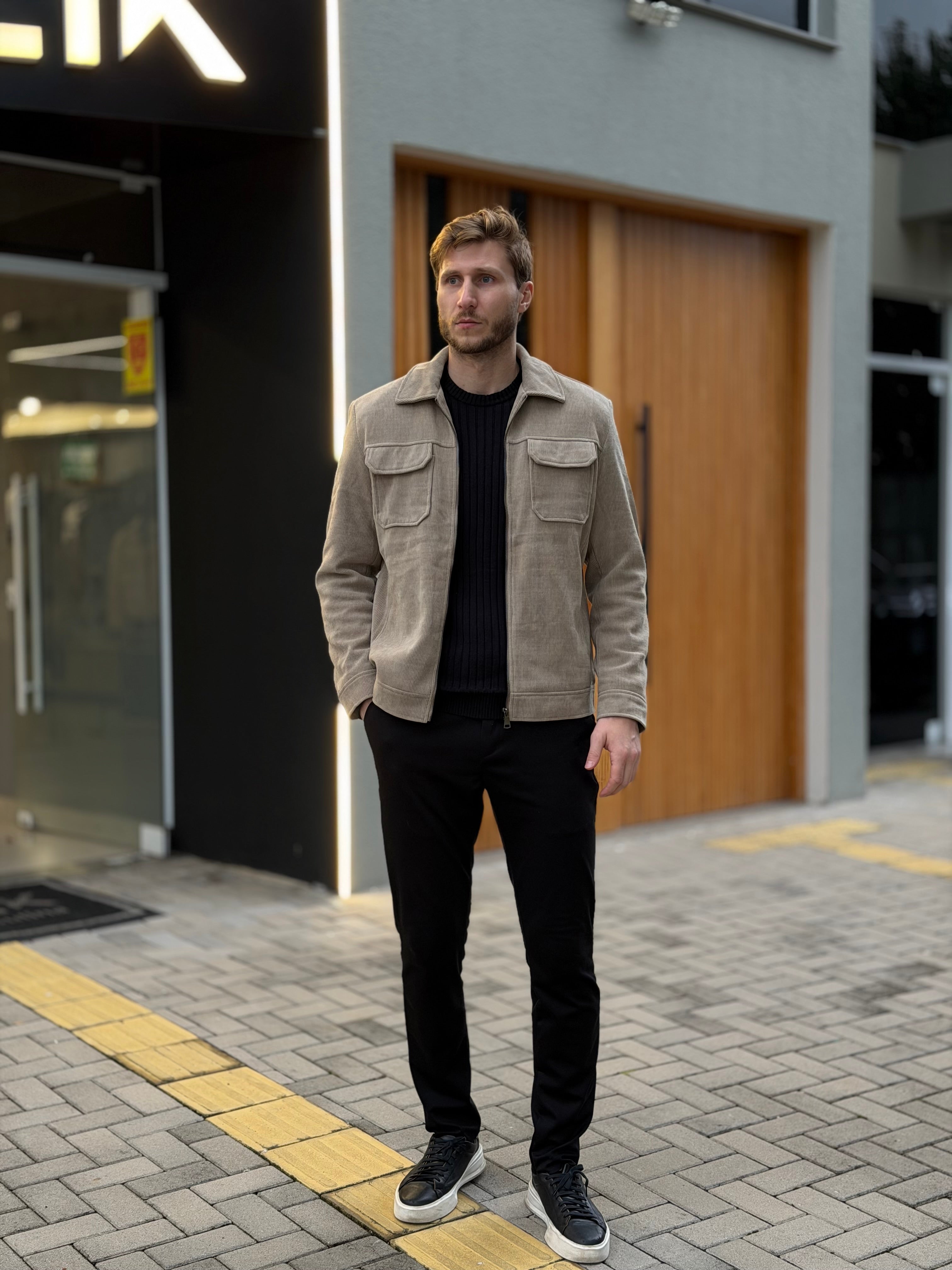 Jaqueta Overshirt Cotelê Hellik