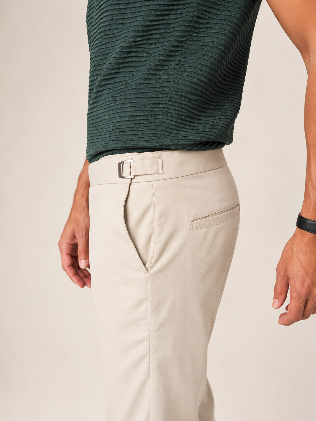 Calça com Ajuste de Cintura Pienza Hellik