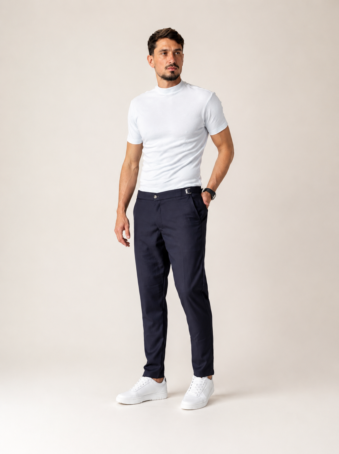 Calça com Ajuste de Cintura Pienza Hellik