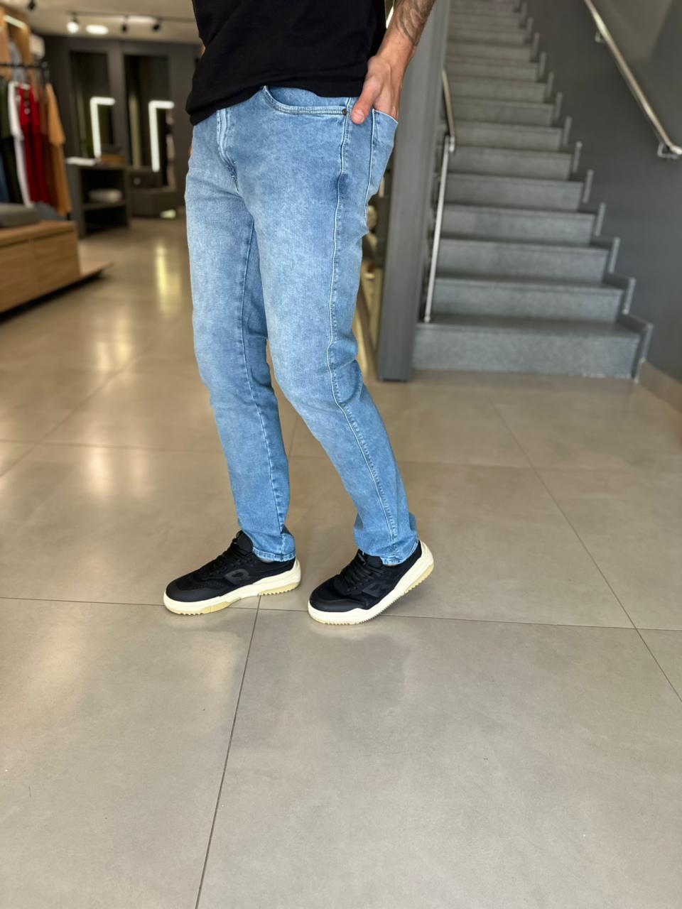Calça Jeans Slim Select Azul Claro 21584 DLZ