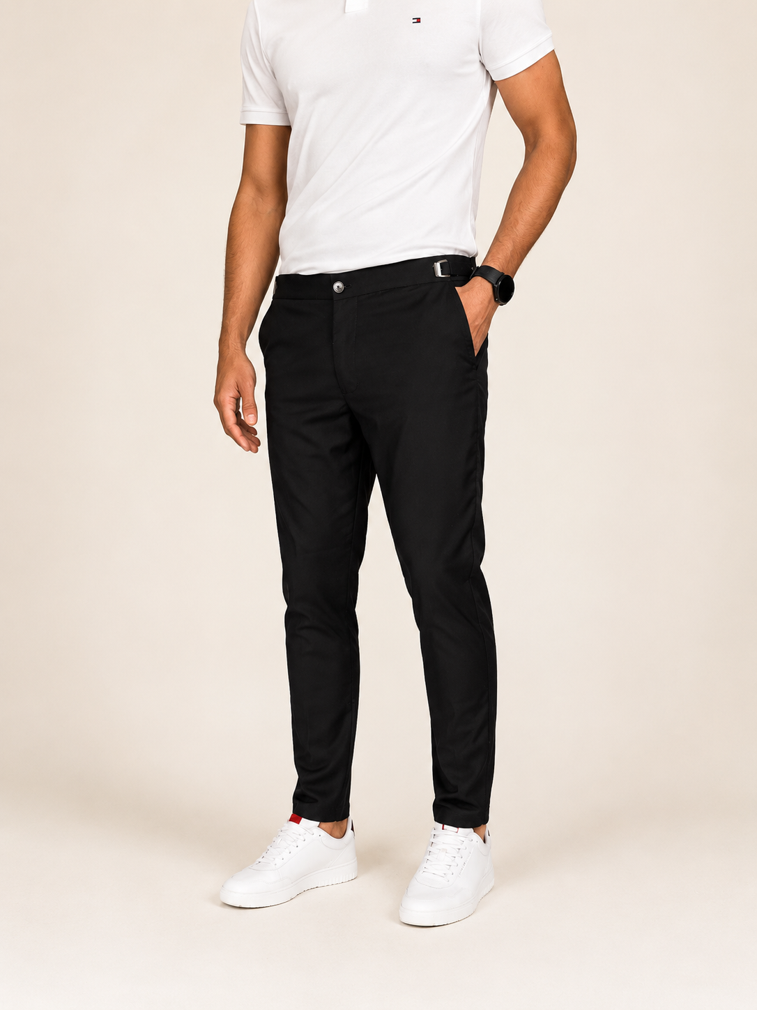 Calça com Ajuste de Cintura Pienza Hellik