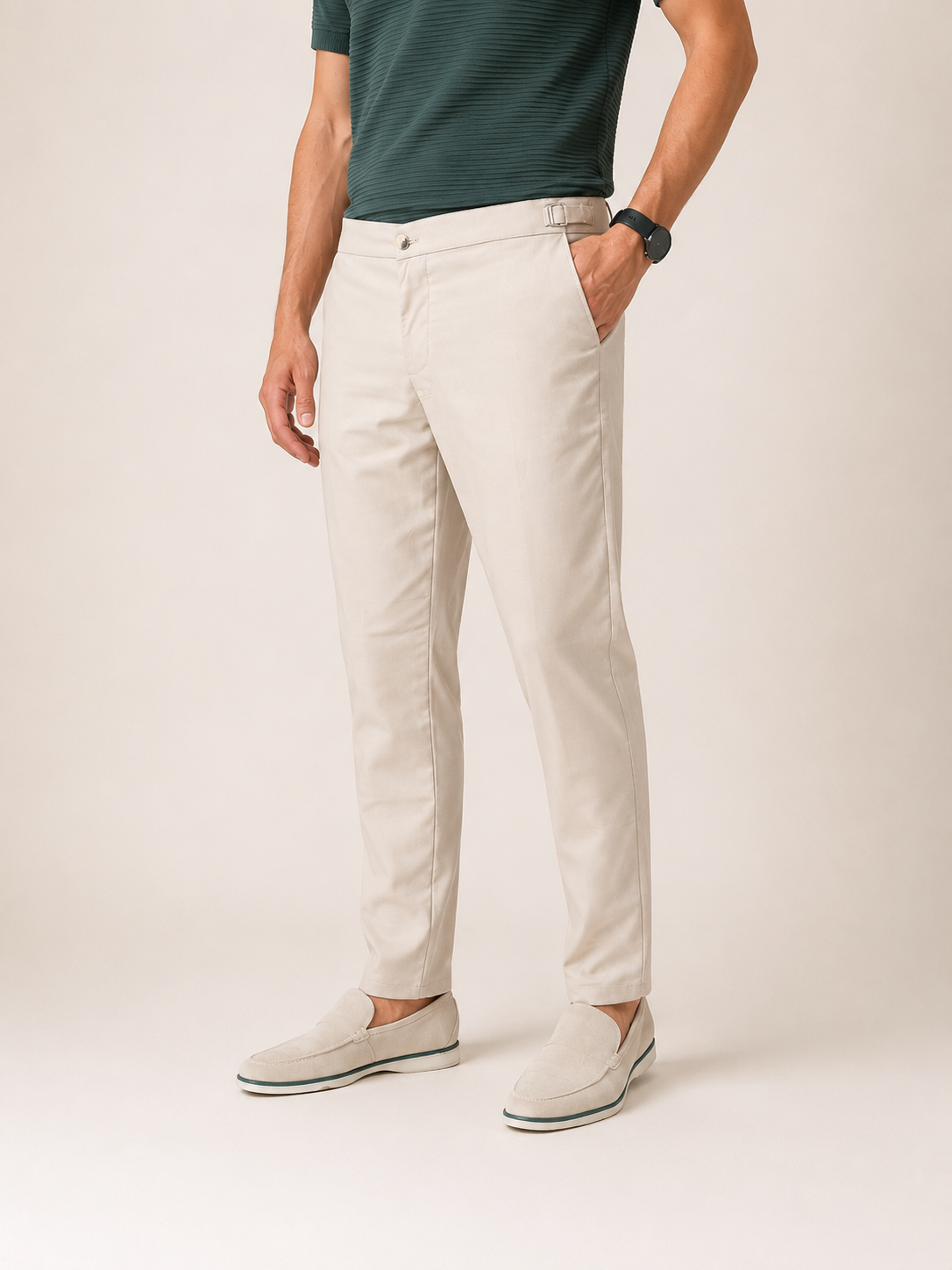Calça com Ajuste de Cintura Pienza Hellik
