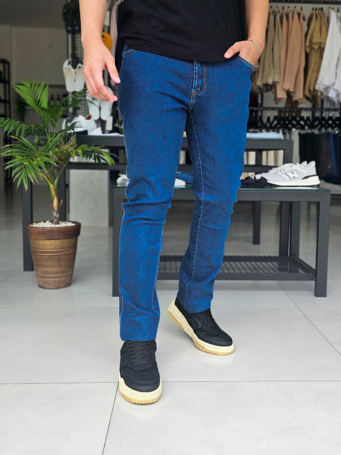 Calça Jeans Slim Select Marinho 21590 DLZ