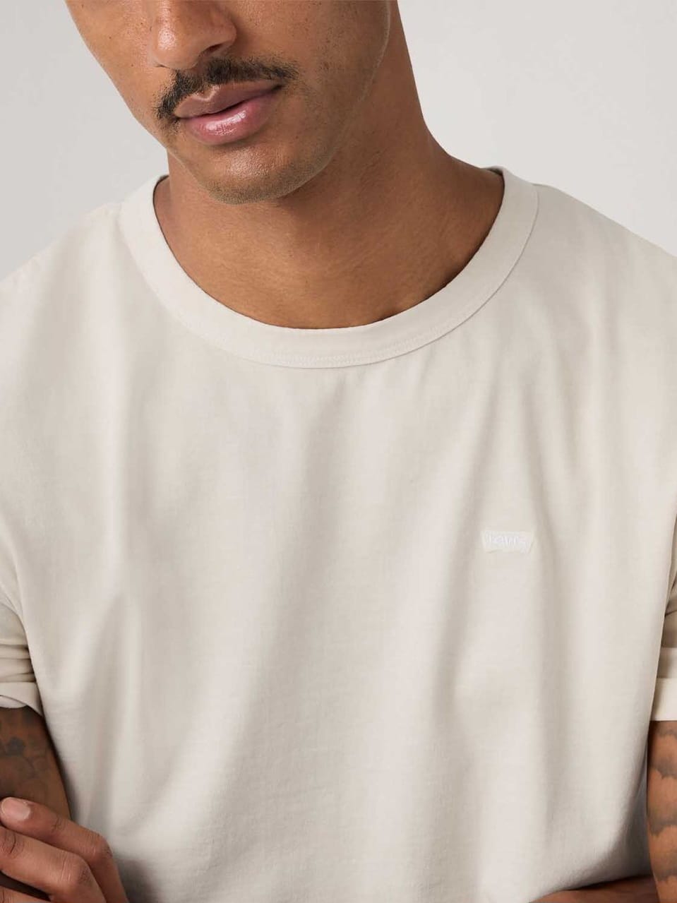Camiseta Levis Original Cinza Claro