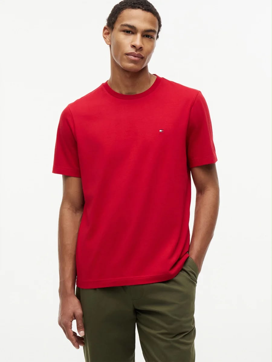 Camiseta Clássica Gola C Tommy Hilfiger
