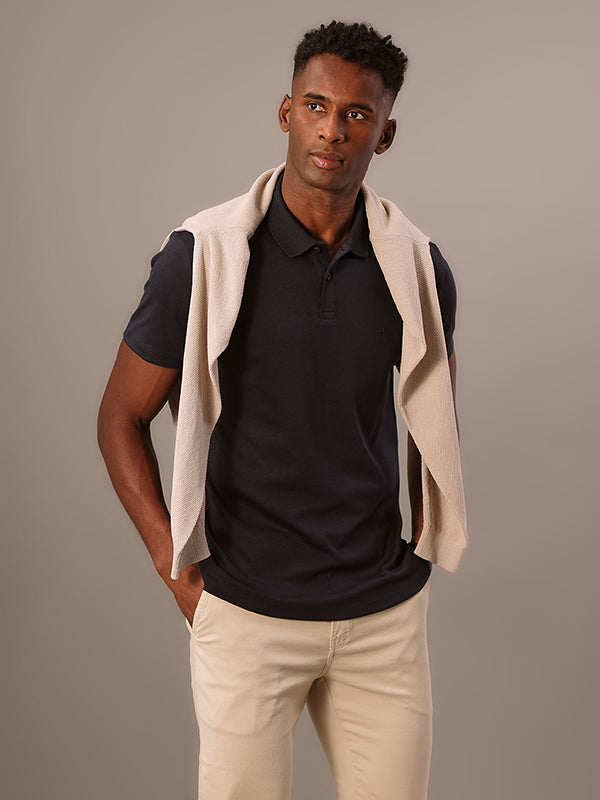 Polo Interlock Pima Calvin Klein
