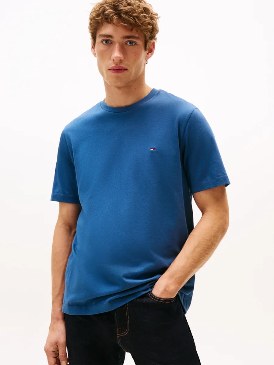 Camiseta Clássica Gola C Tommy Hilfiger