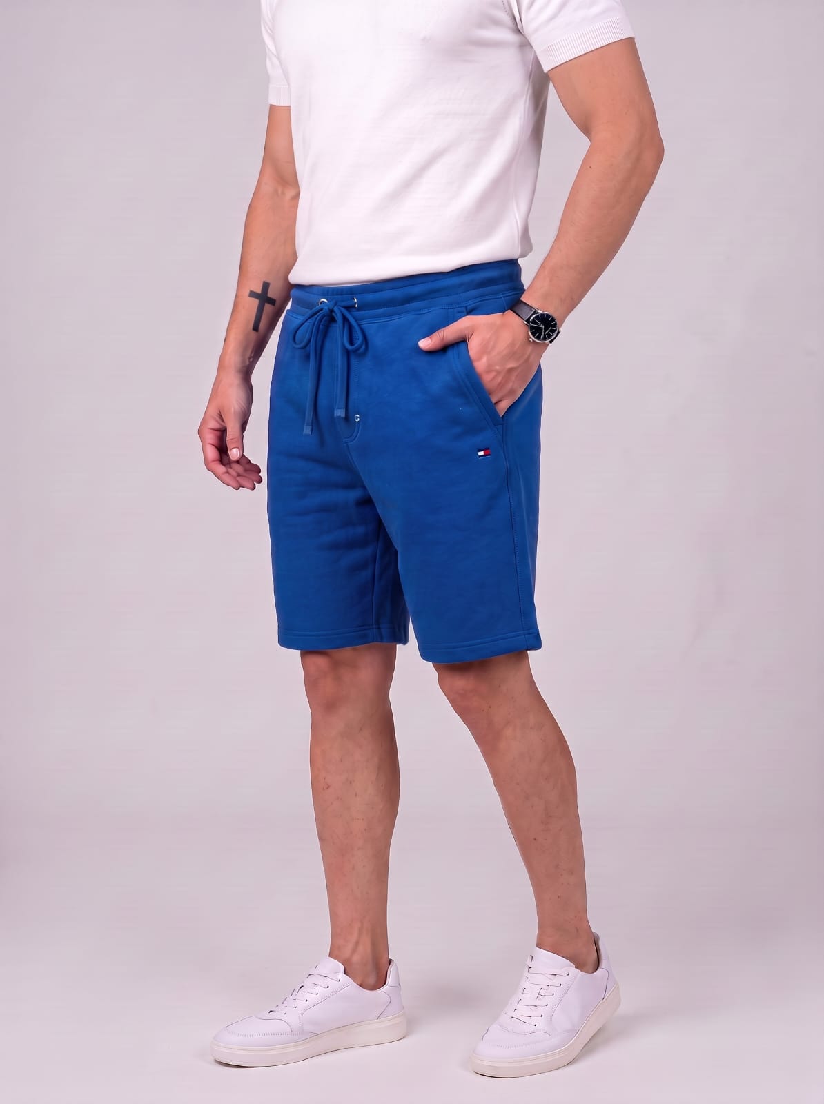 Bermuda Moletom Essencial Terry Tommy Hilfiger