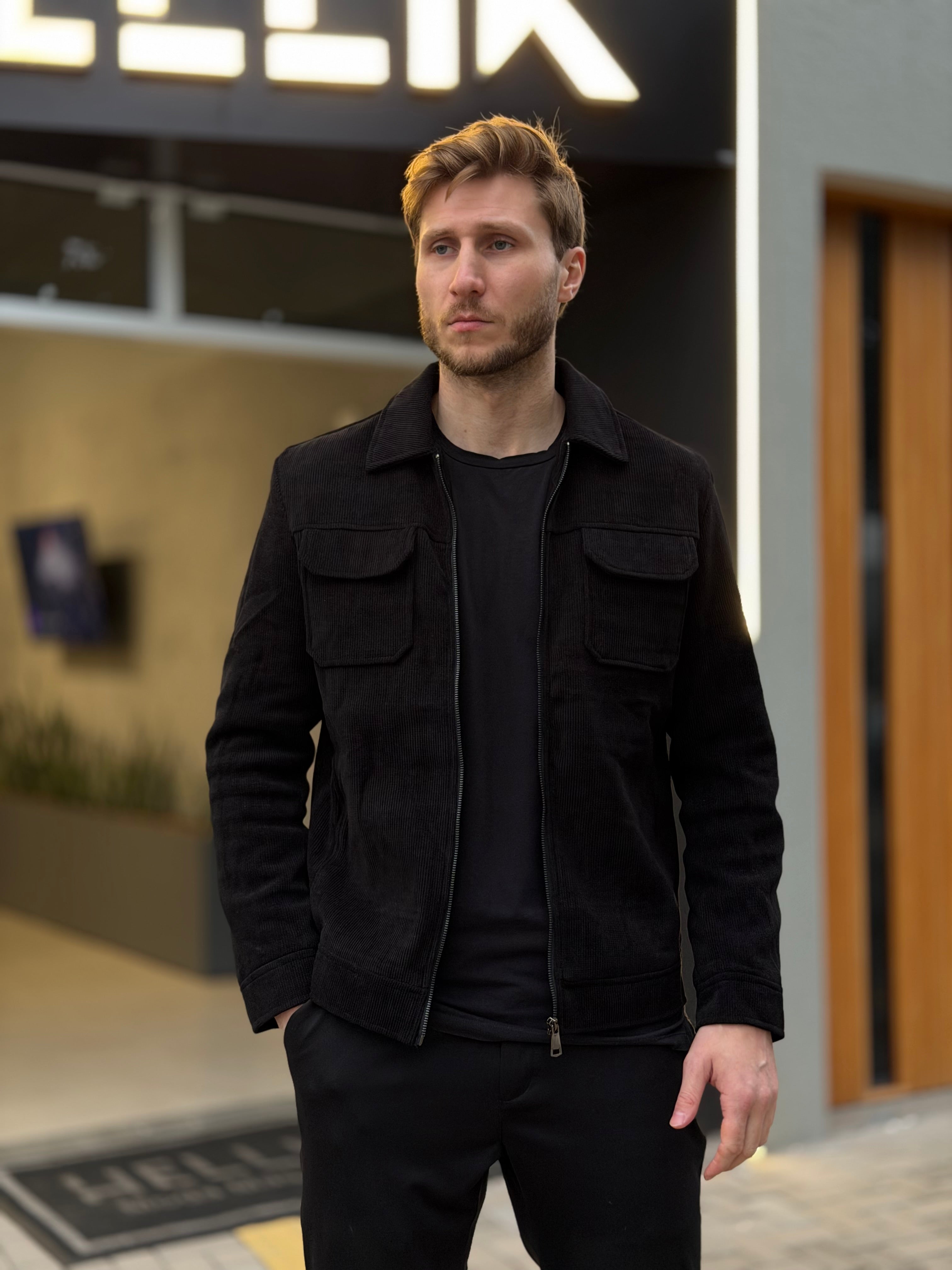 Jaqueta Overshirt Cotelê Hellik
