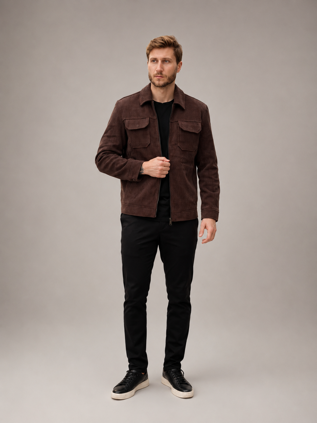 Jaqueta Overshirt Cotelê Hellik