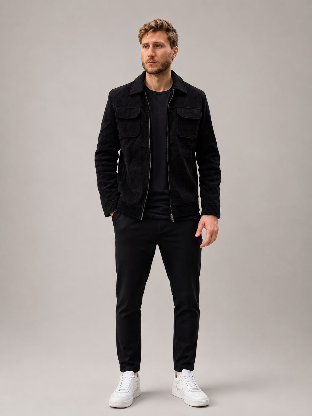 Jaqueta Overshirt Cotelê Hellik