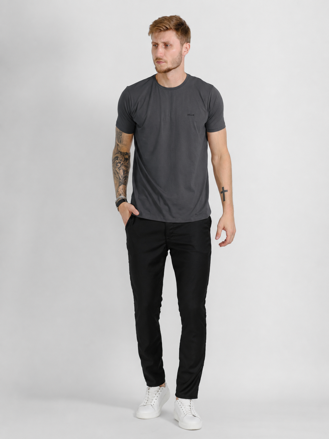 Camiseta Básica Hellik Fio Egípcio
