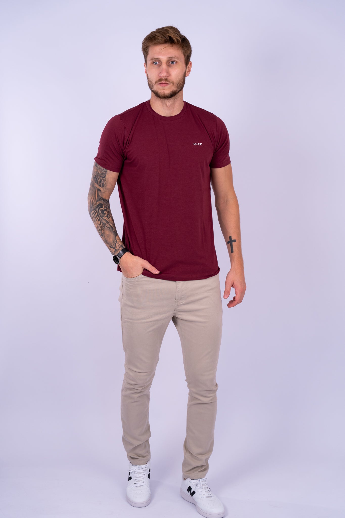 Camiseta Básica Hellik Fio Egípcio