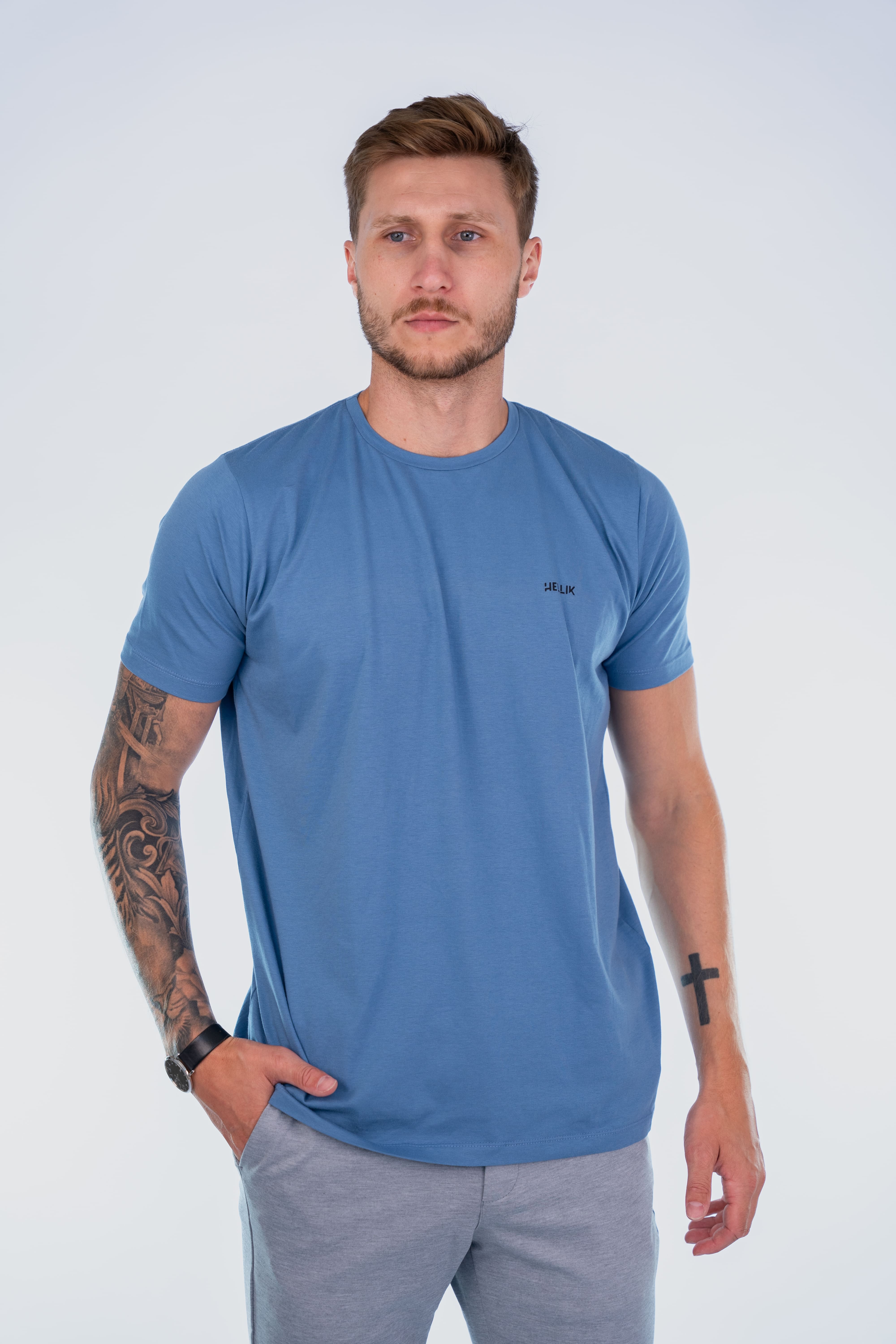Camiseta Básica Hellik Fio Egípcio