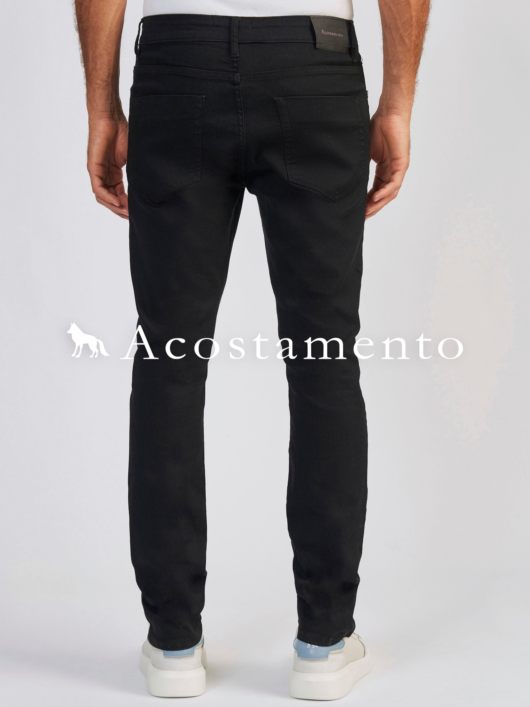 Calça Jeans Skinny Acostamento Preta - Hellik Store