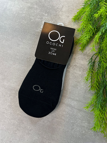 Kit Meias Invisiveis Ogochi Preta - Hellik Store