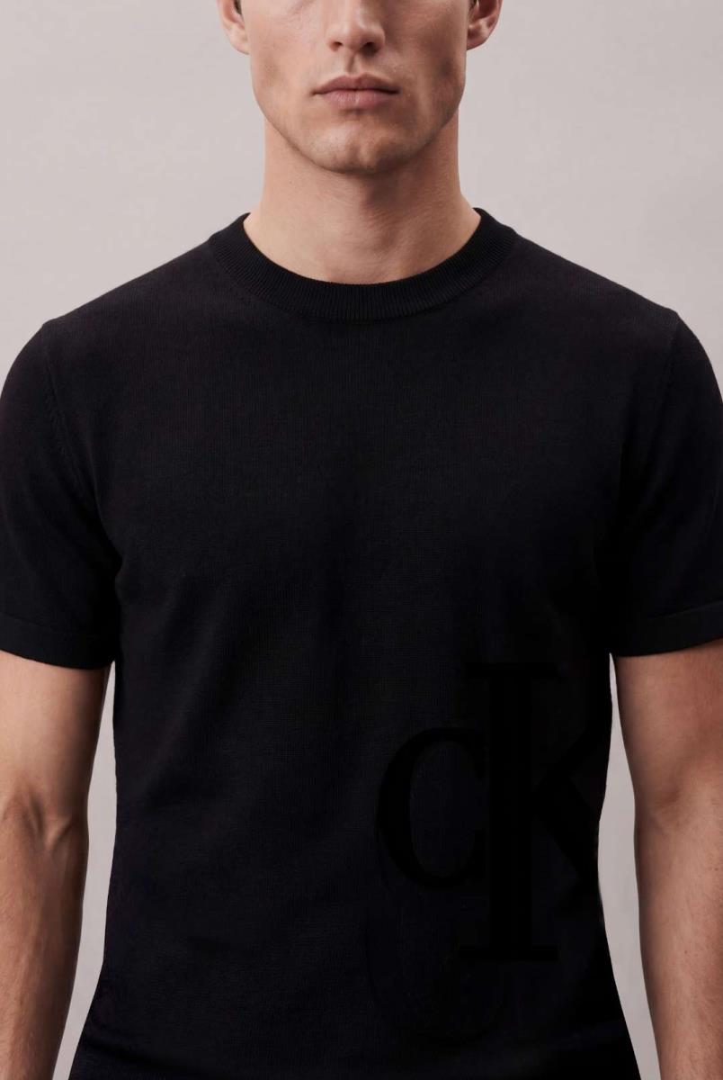 Camiseta Tricot CK Jacquard Calvin Klein