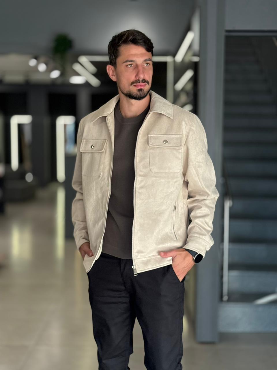 Jaqueta Overshirt Ziper Treviso Hellik