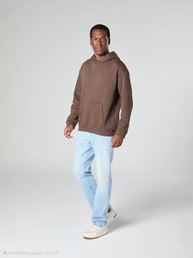 Casaco de Moletom Oversized DLZ