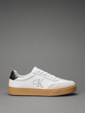 Tênis Palito Embossed CK Branco Calvin Klein