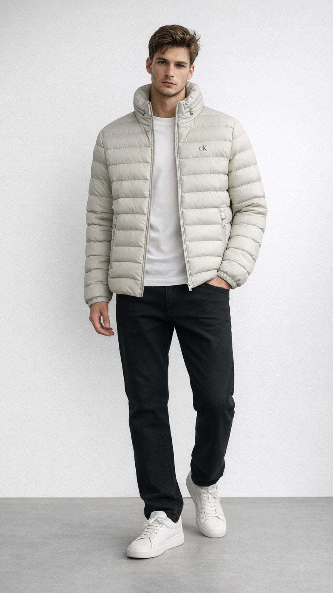 Jaqueta Puffer Metalasse Calvin Klein