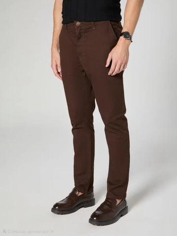 Calça Chino Skinny DLZ Marrom