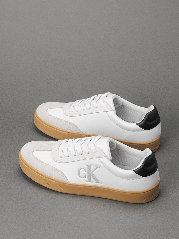 Tênis Palito Embossed CK Branco Calvin Klein